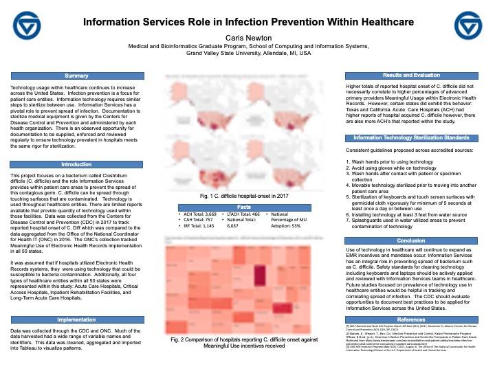 Caris Newton, Information Services Role in Infection Prevention Within Healthcare